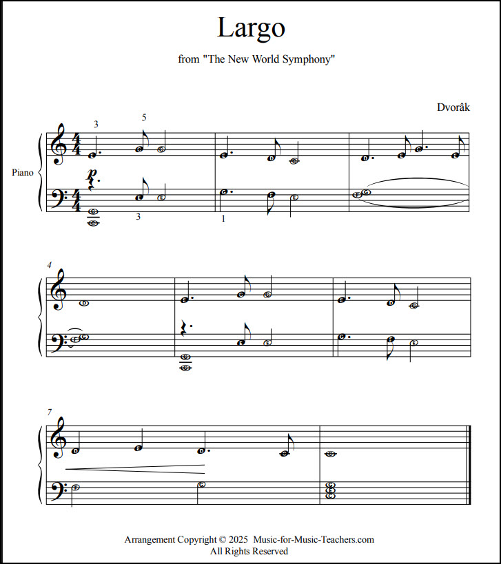 Dvorak's Largo intro