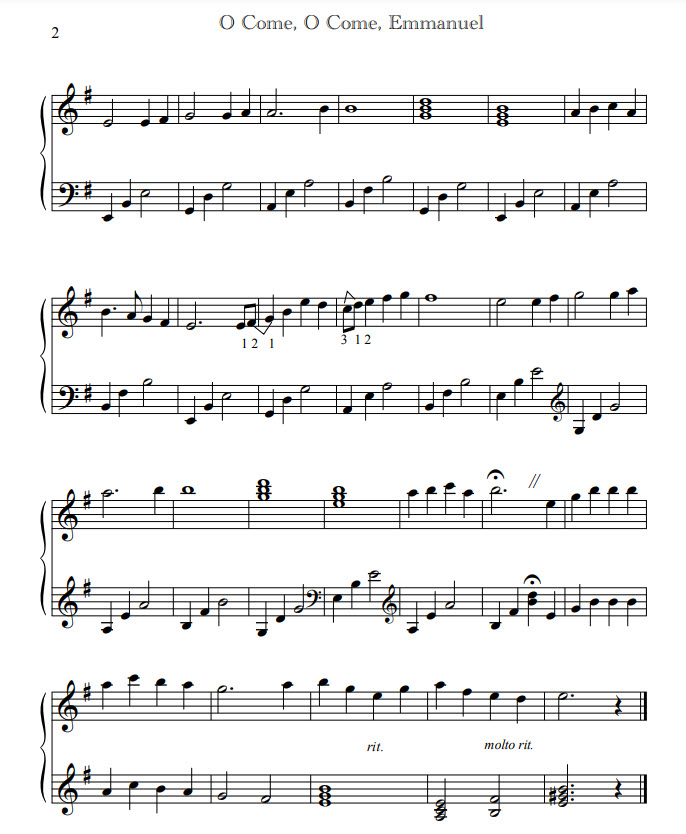 Christmas carol O Come Emmanuel