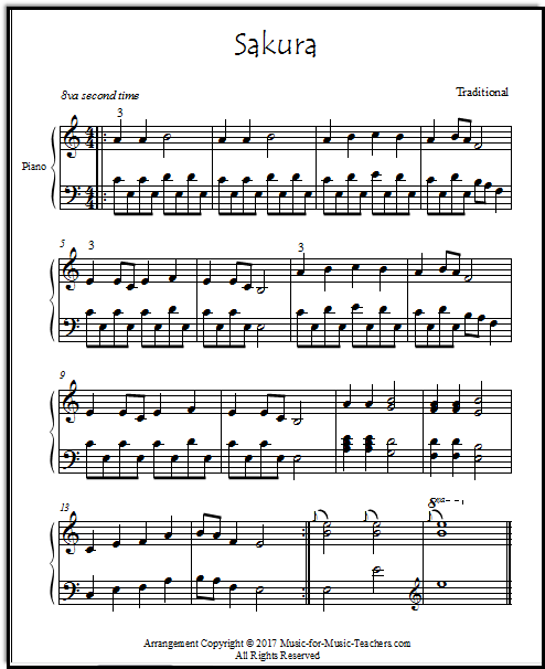 Shawtys like a melody Sheet music for Piano (Solo) Easy