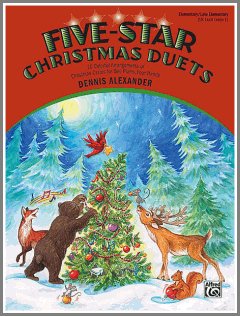 Five Star Christmas Duets for piano music book