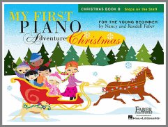 My First Piano Adventure Christmas Book B for beginners!