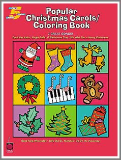 Popular Christmas Carols Coloring Book music book