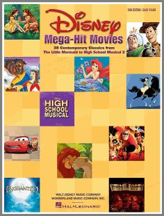Disney Mega-Hit Movies sheet music book