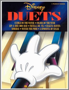 Piano duets Disney Duets music book