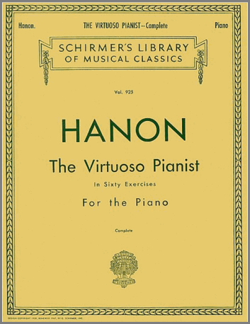 Hanon Virtuoso Pianist sheet music book