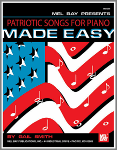 patriottische liederen voor Piano MADE EASY bladmuziek