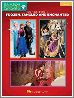 Frozen, Tangled, & Enchanted music book for piano