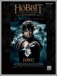 The Hobbit 3: The Battle of Five Armies sheet music book