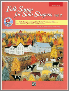 Folk Songs for Solos Singers music book