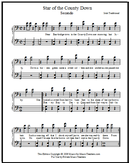 Duet sheet music for beginners