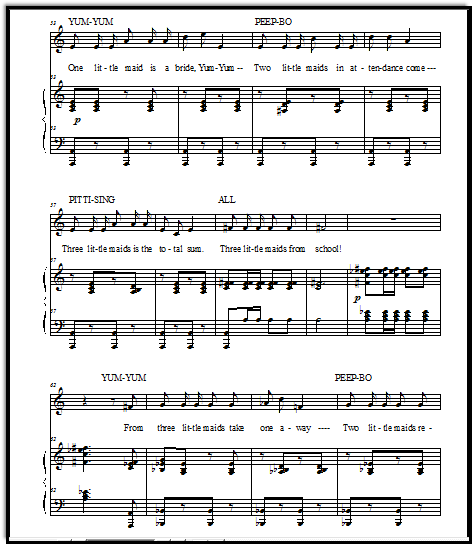 Give your vocal students a fun & fairly easy light classical opera trio that is very fun!