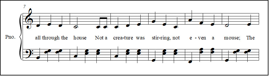 How to play left hand chords example