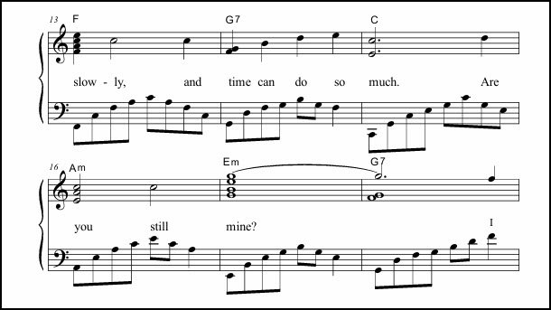 Unchained Melody piano sheet music