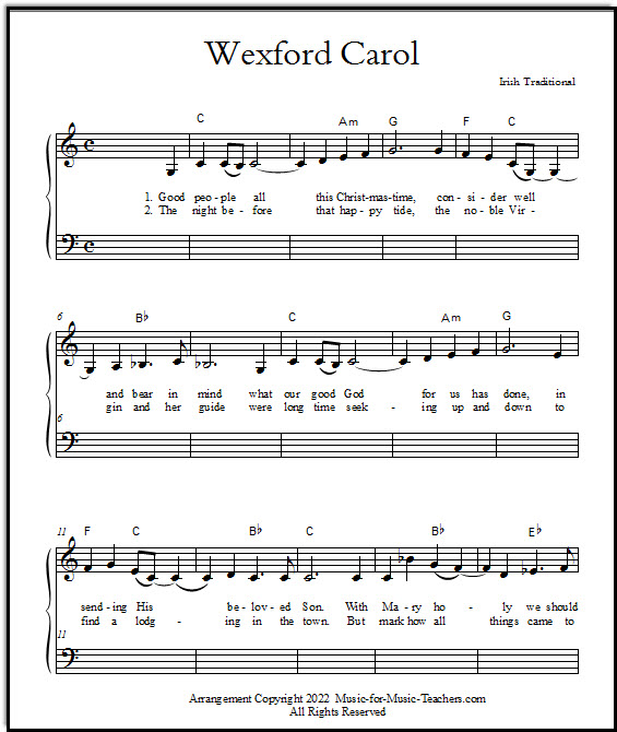 Wexford Carol from Ireland