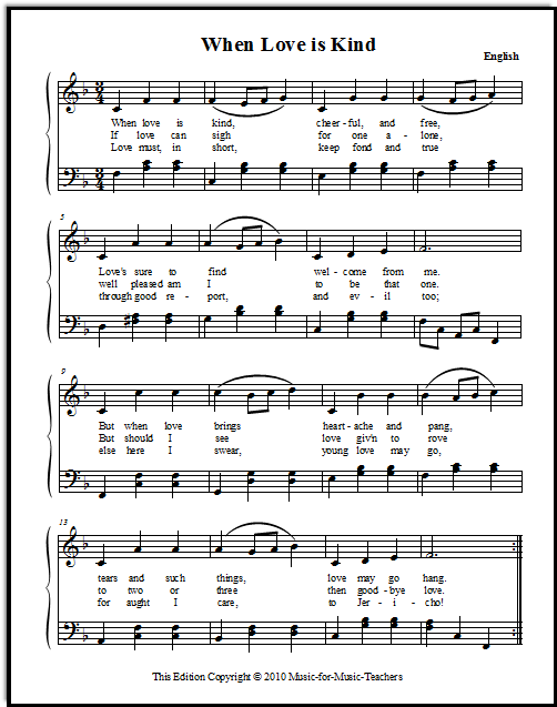 True Love Will Find You In The End (Guitar Chords/Lyrics) for Leadsheets - Sheet Music to Print