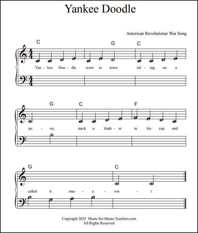 Easy Yankee Doodle